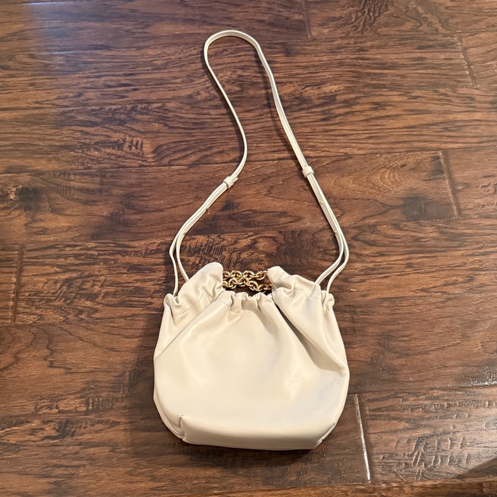 DeMellier Cream Crossbody Dallas Bag
